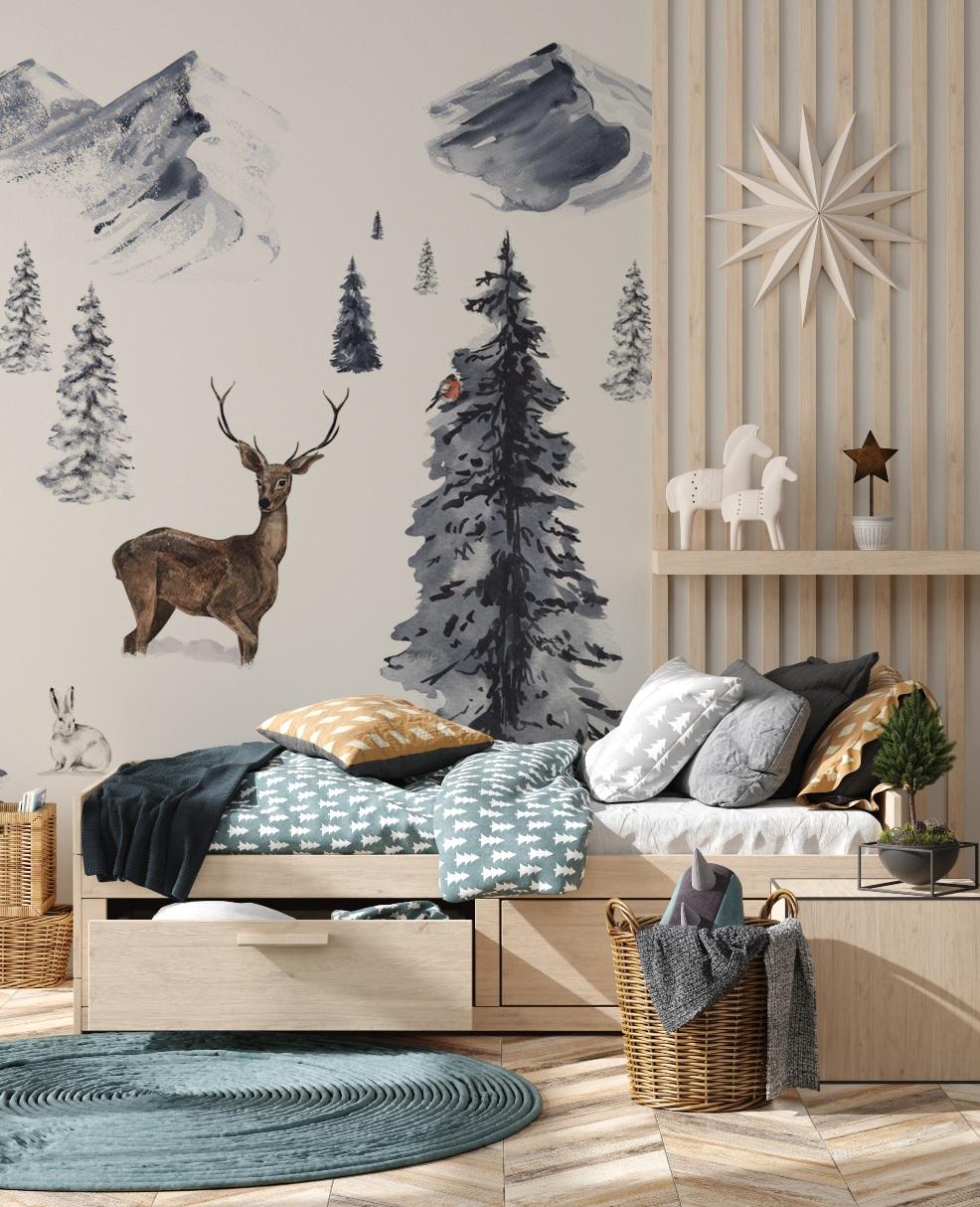 picture of Animal Winter Wonderland Wallpaper