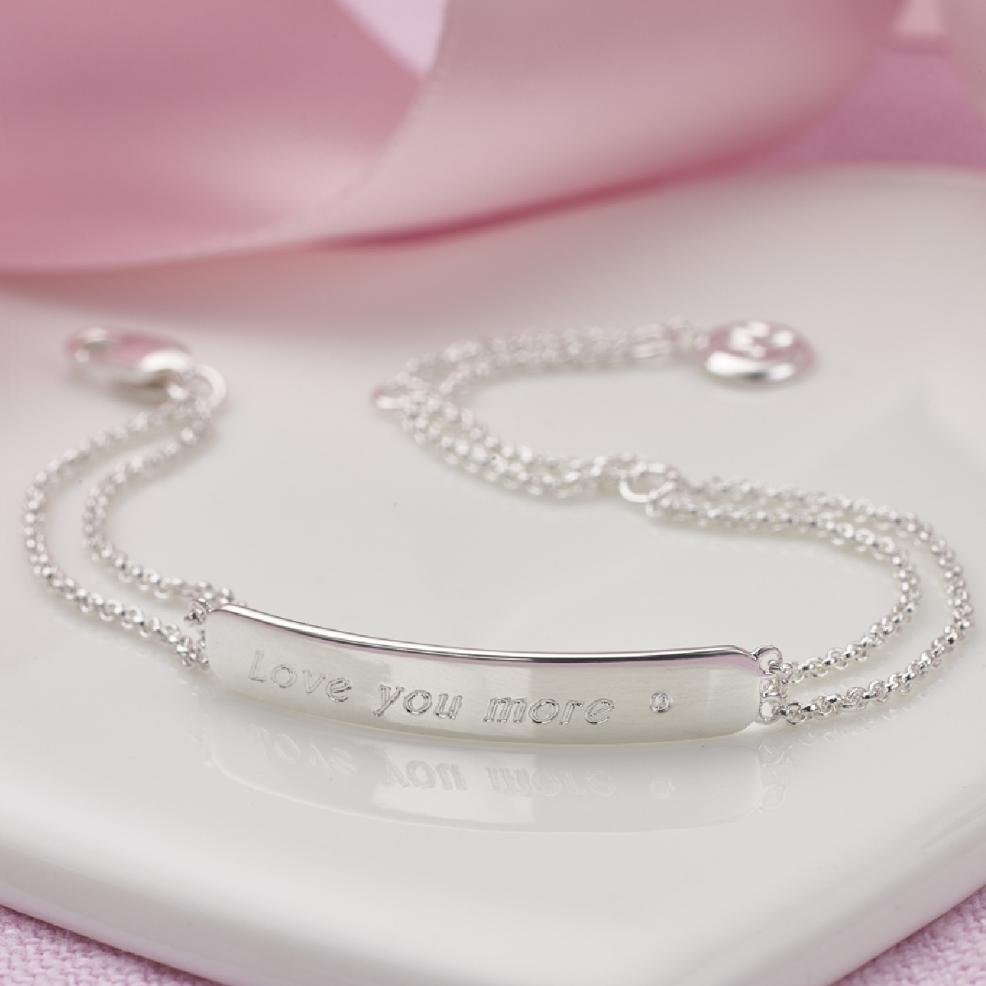 picture of Babys First Diamond Christening Bracelet