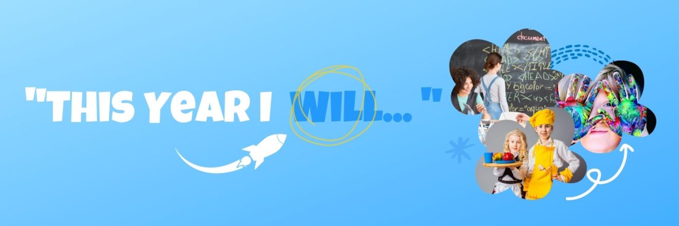 picture of a banner for twinkl's this year i will campaign