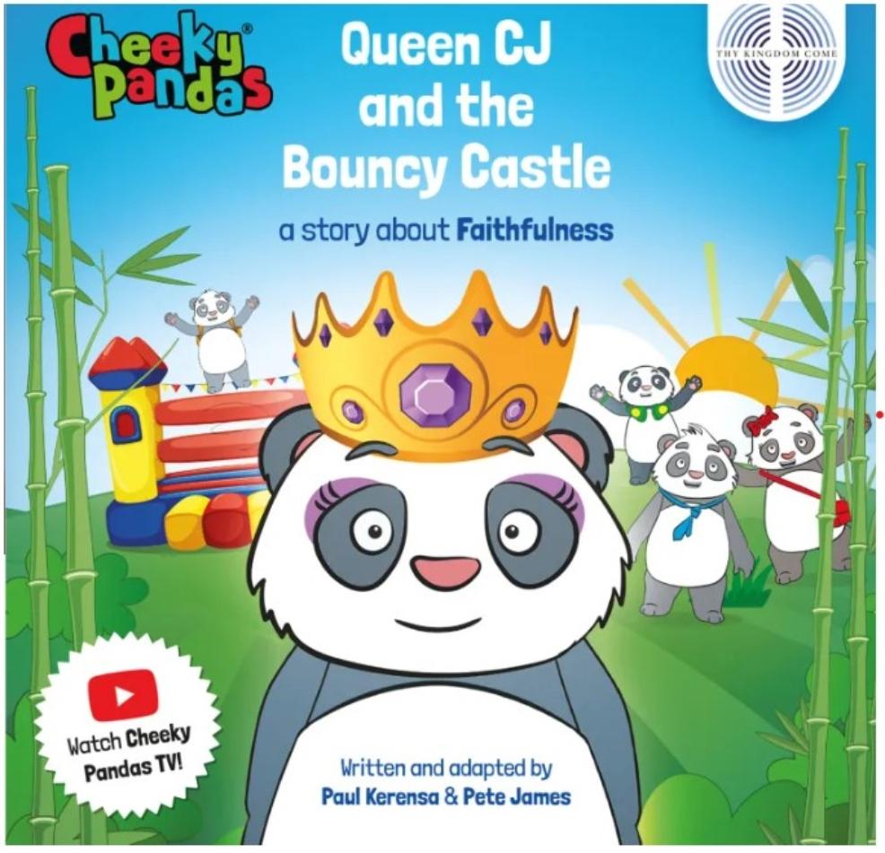 picture of cheeky pandas book to celebrate the Queen's platinum jubilee