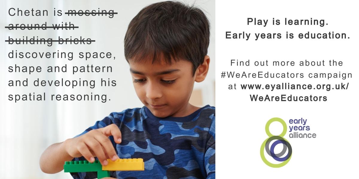 picture of chetan is not just messing around with building blocks social media posts