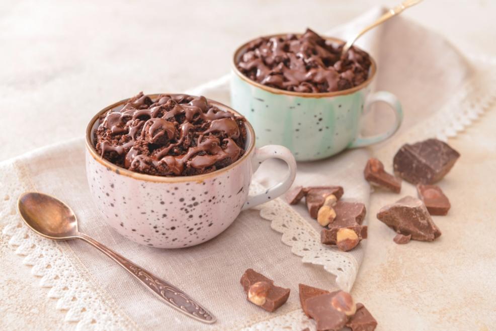 picture of Chocolate hazelnut mug cakes 