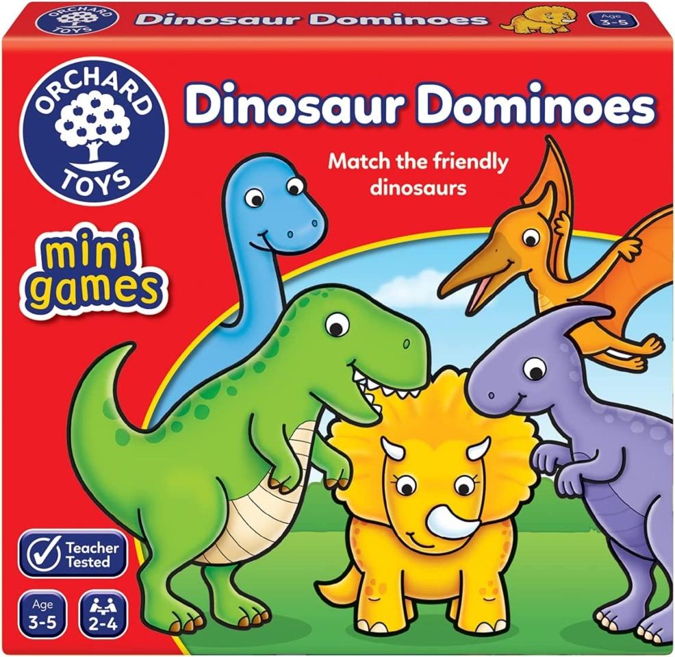 picture of Dinosaur dominoes game