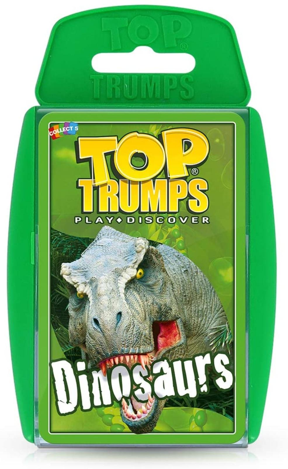 picture of Dinosaur top trumps cards
