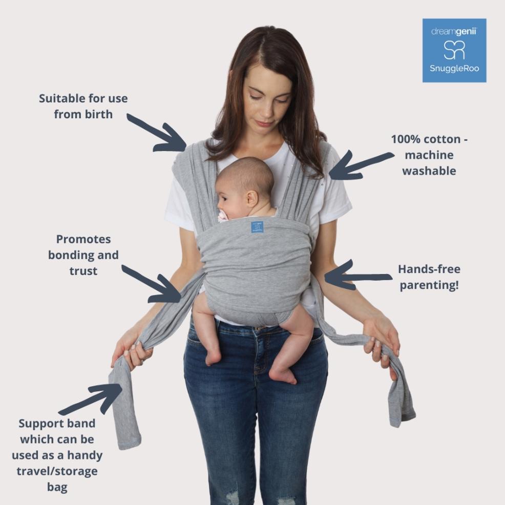 picture of Dreamgeni snuggleroo baby carrier features