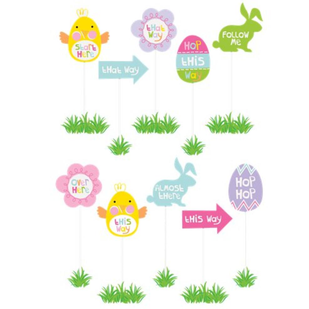 picture of Easter Egg Hunt Clue Signs