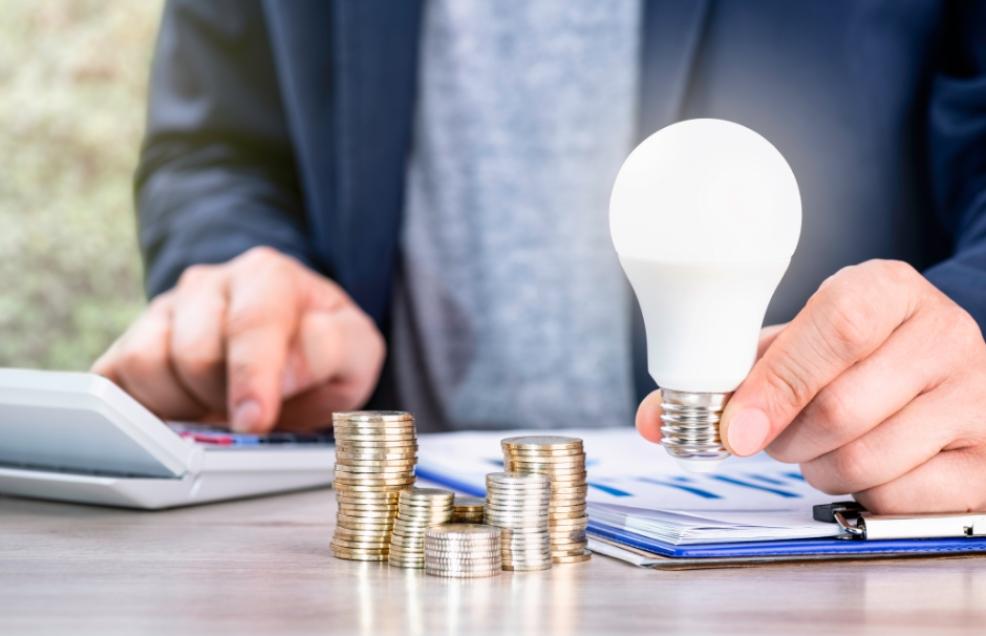 Picture of energy saving lightbulbs