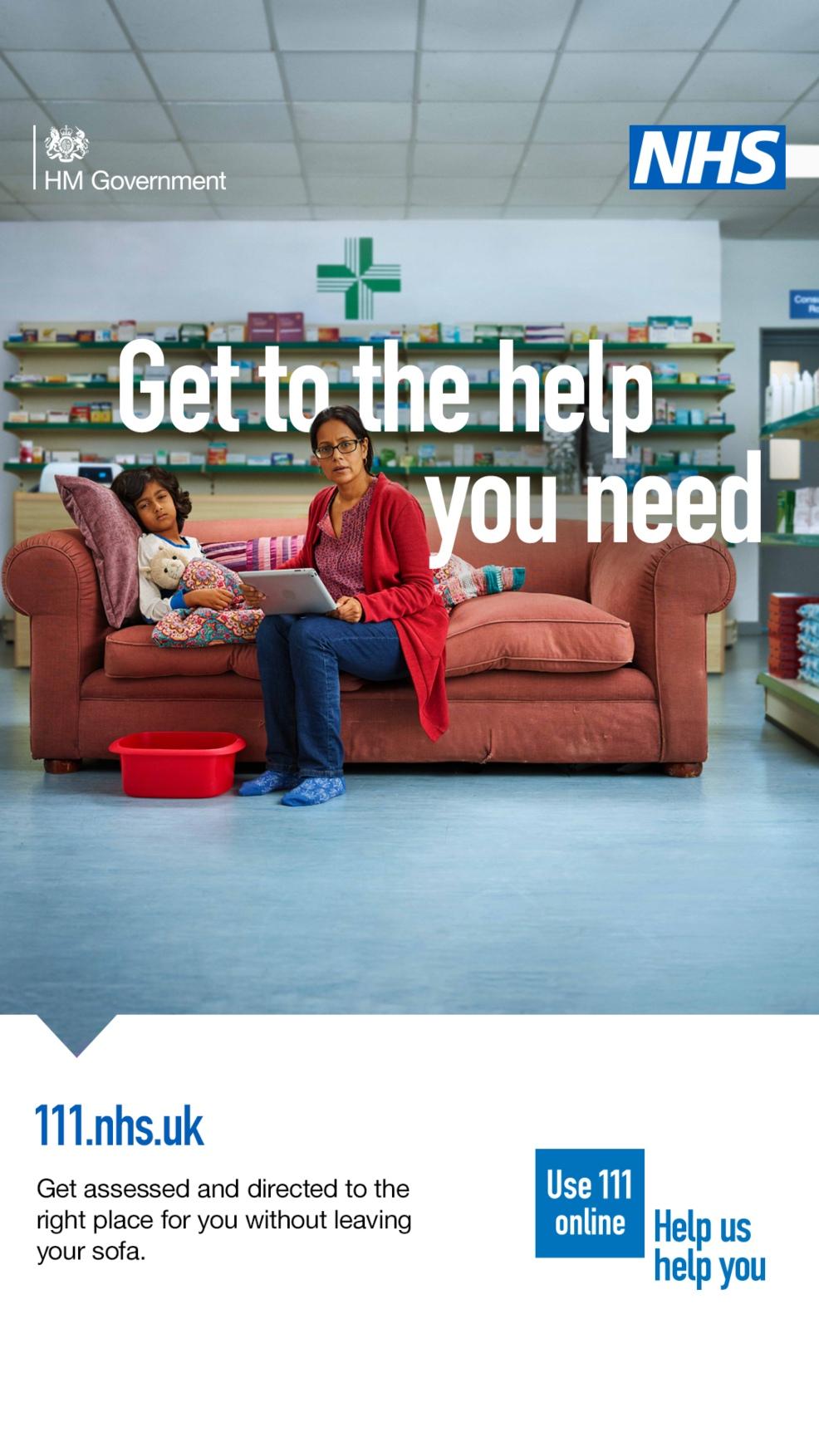 picture of Get the help you need nhs poster