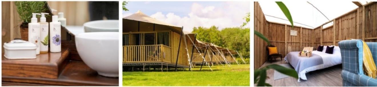 picture of Glamping Sites at Luxury Family Hotels’ Woolley Grange Hotel