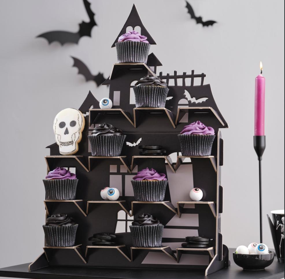 picture of Haunted house Halloween treat stand