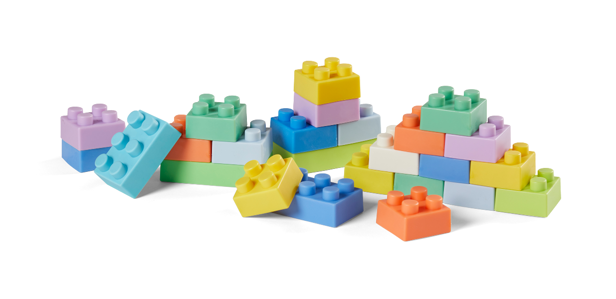 picture of Infantino super soft building blocks