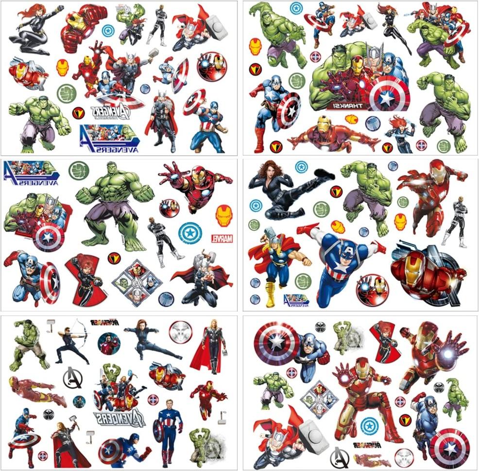 picture of Marvel Temporary Tattoo Set