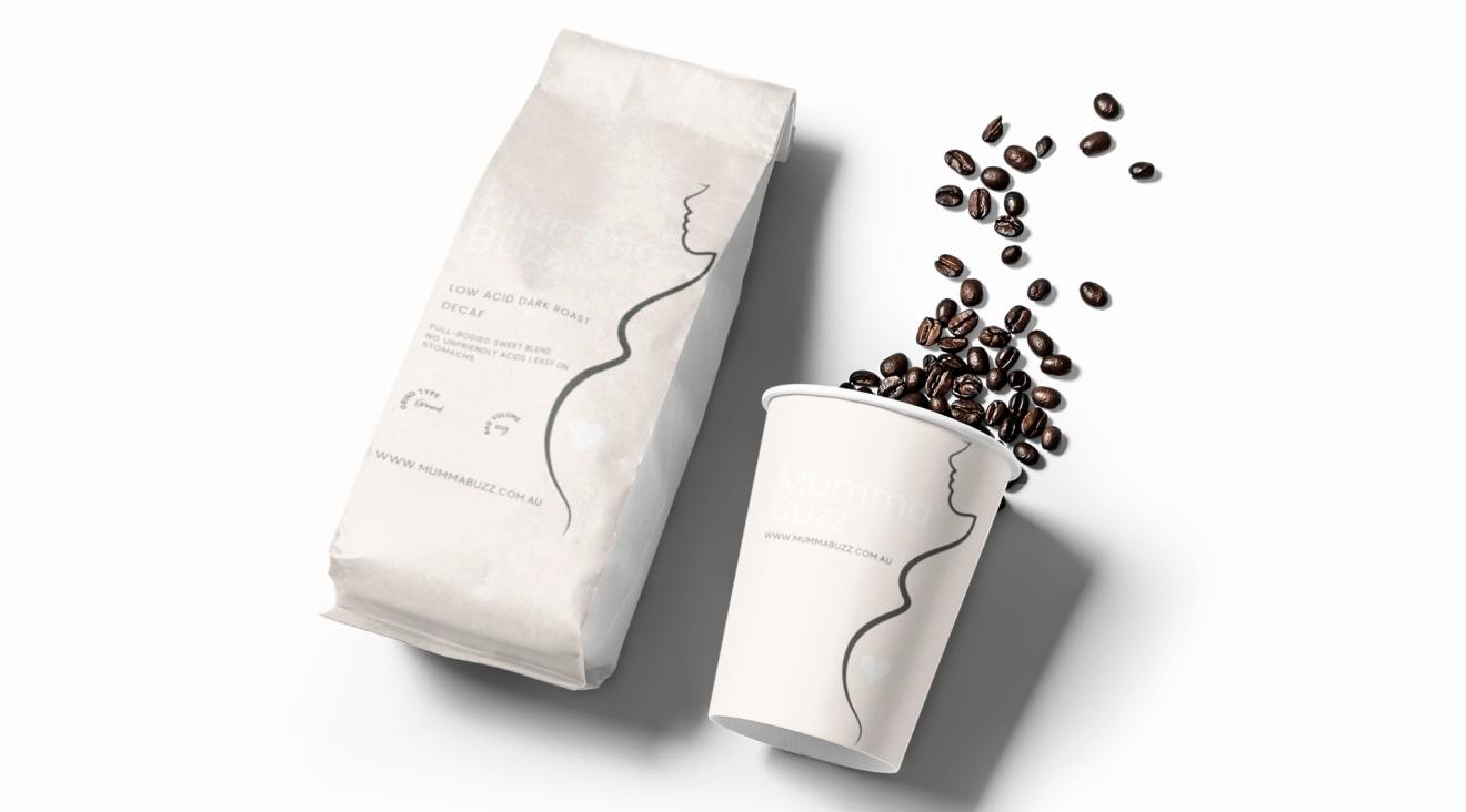 picture of mumma buzz decaf coffee