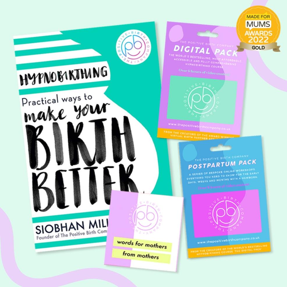 picture of positive birthing company pregnancy pack