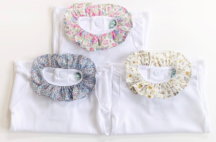 picture of three ruffle tops