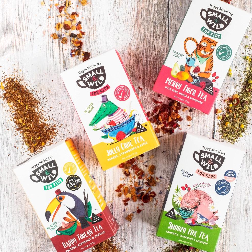 picture of Small & Wild Happy Herbal Tea for Kids product range