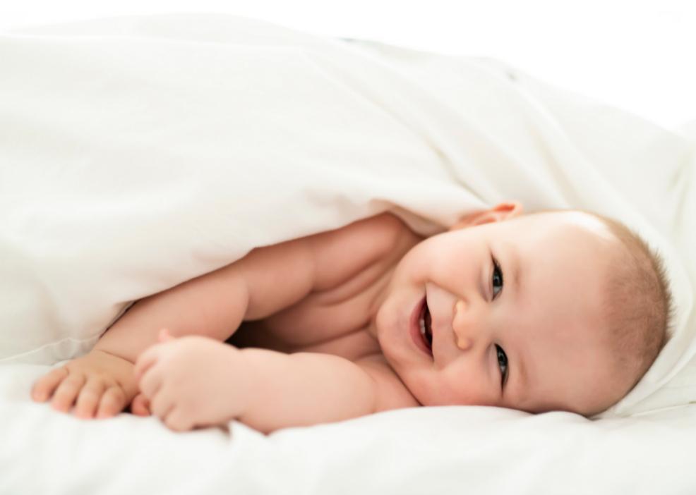 picture of a happy baby
