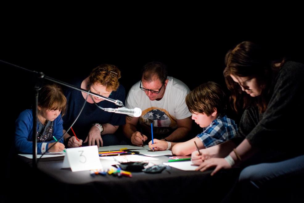 picture of family at we the curious