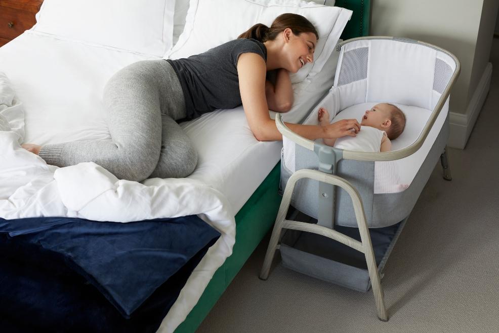 picture of bubba and me bedside crib