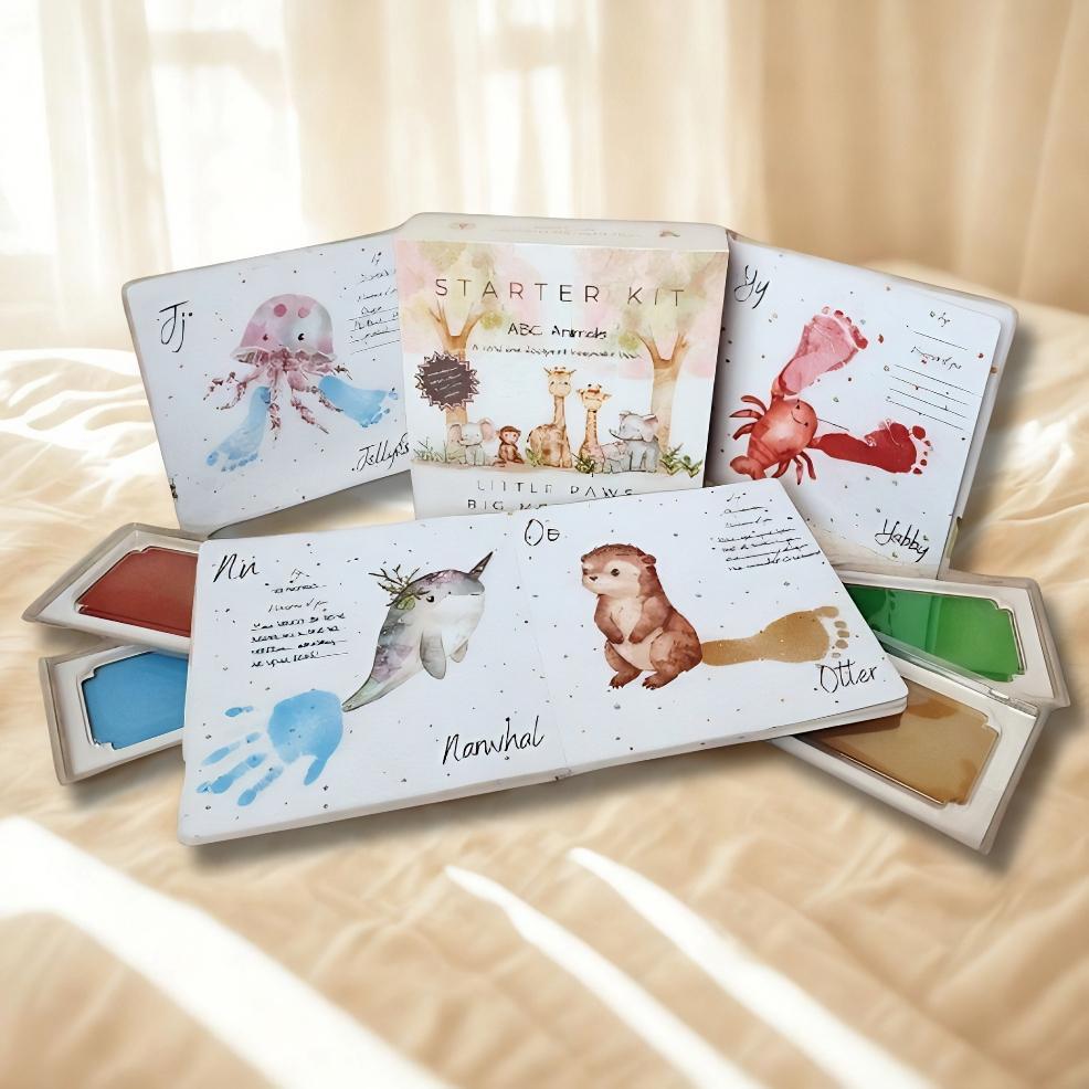 Tiny Tiptoes ABC Animals Baby Keepsake Book picture of Tiny Tiptoes ABC Animals Baby Keepsake Book