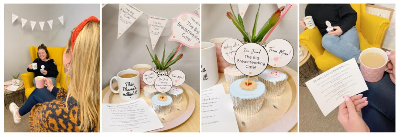 picture of the big breastfeeding cafe campaign