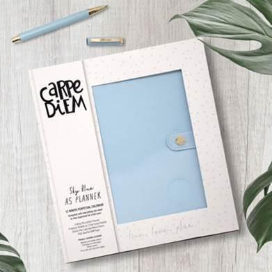 picture of Carpe Diem A5 Planner Box Set - Sky Blue by pukka pad