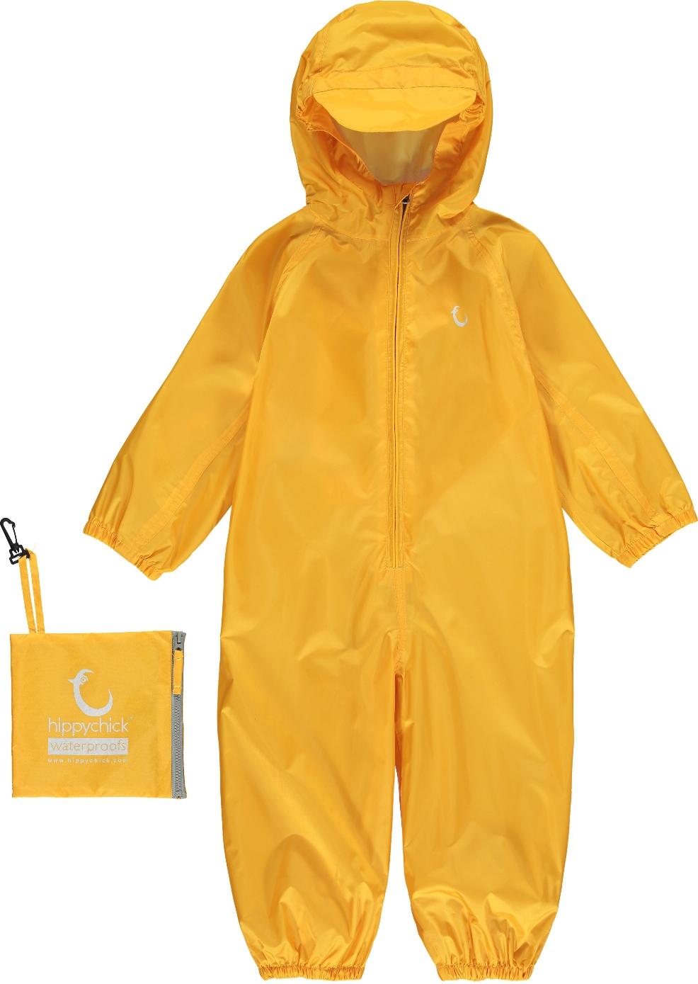 picture of Hippychick toddler Packasuit in Sunset Yellow