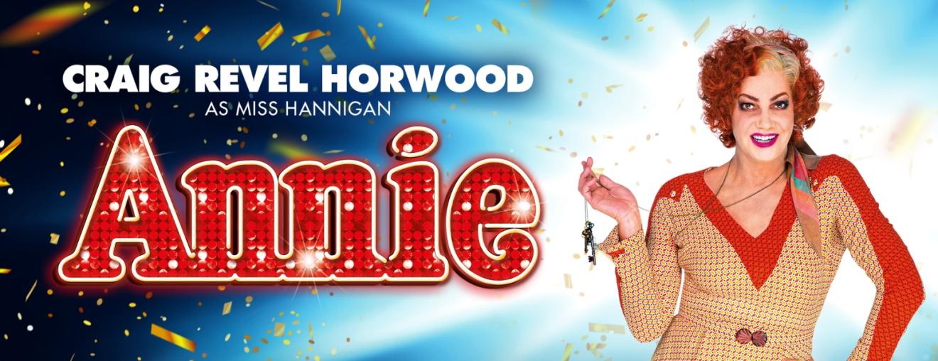 picture of a poster for Annie the musical at The Theatre Royal Plymouth