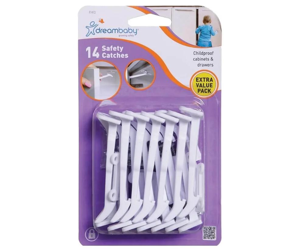 picture of Dreambaby Wide-Grip Secure Catches 14 Pack