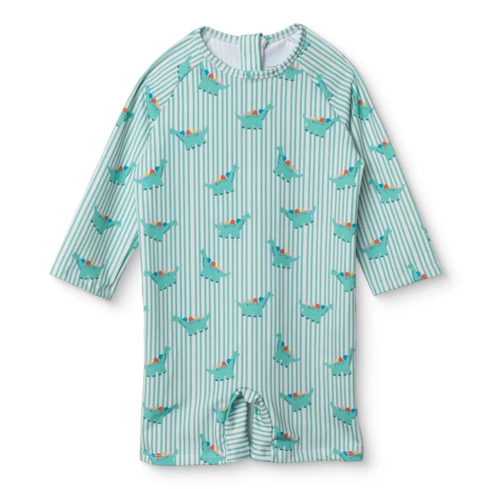 HelloBaby Boys Swimsuit Dinosaur Print in Green picture of HelloBaby Boys Swimsuit Dinosaur Print in Green