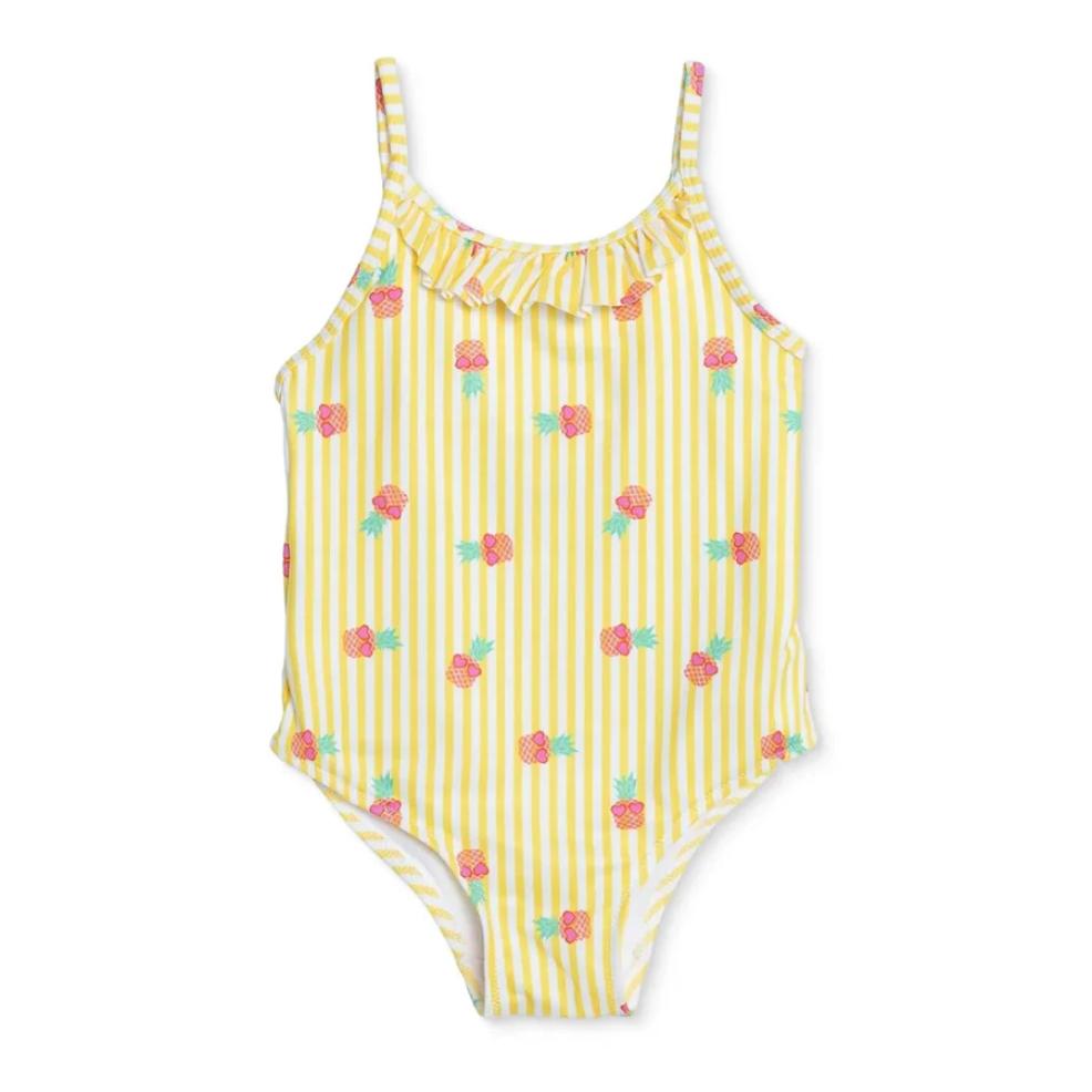 HelloBaby Girls Swimsuit Fruit Print Yellow picture of HelloBaby Girls Swimsuit Fruit Print Yellow