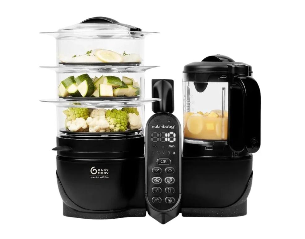 Babymoov Nutribaby XL 6 in1 Baby Food Maker Black Edition picture of Babymoov Nutribaby XL 6 in1 Baby Food Maker Black Edition