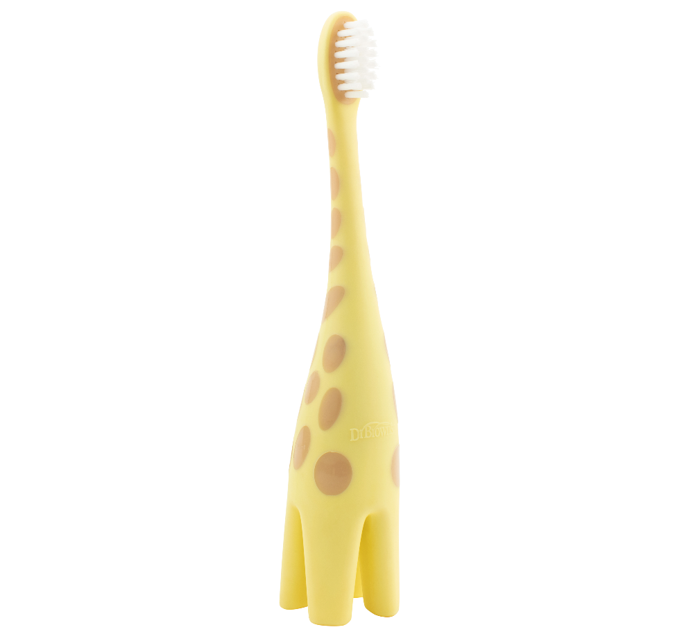 picture of Dr Browns infant to toddler giraffe toothbrush