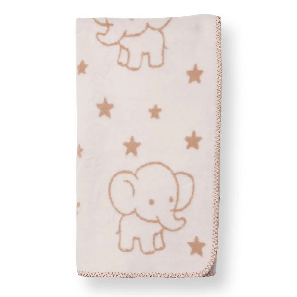 picture of Little Dreams Unisex Blanket Animal Print Light Brown