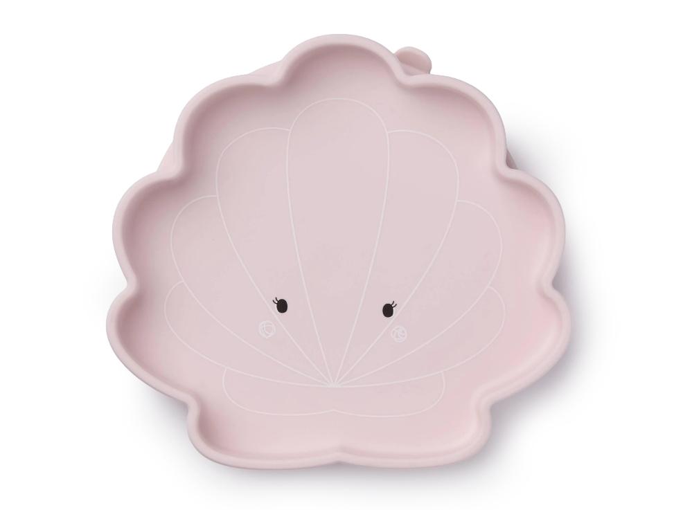 Loulou Lollipop Snack Plate in Skylar Shell design picture of Loulou Lollipop Snack Plate in Skylar Shell design