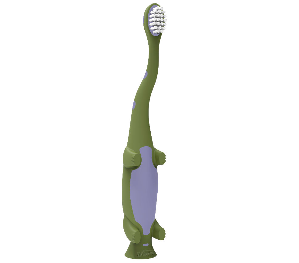 picture of Dr Browns infant to toddler dinosaur toothbrush