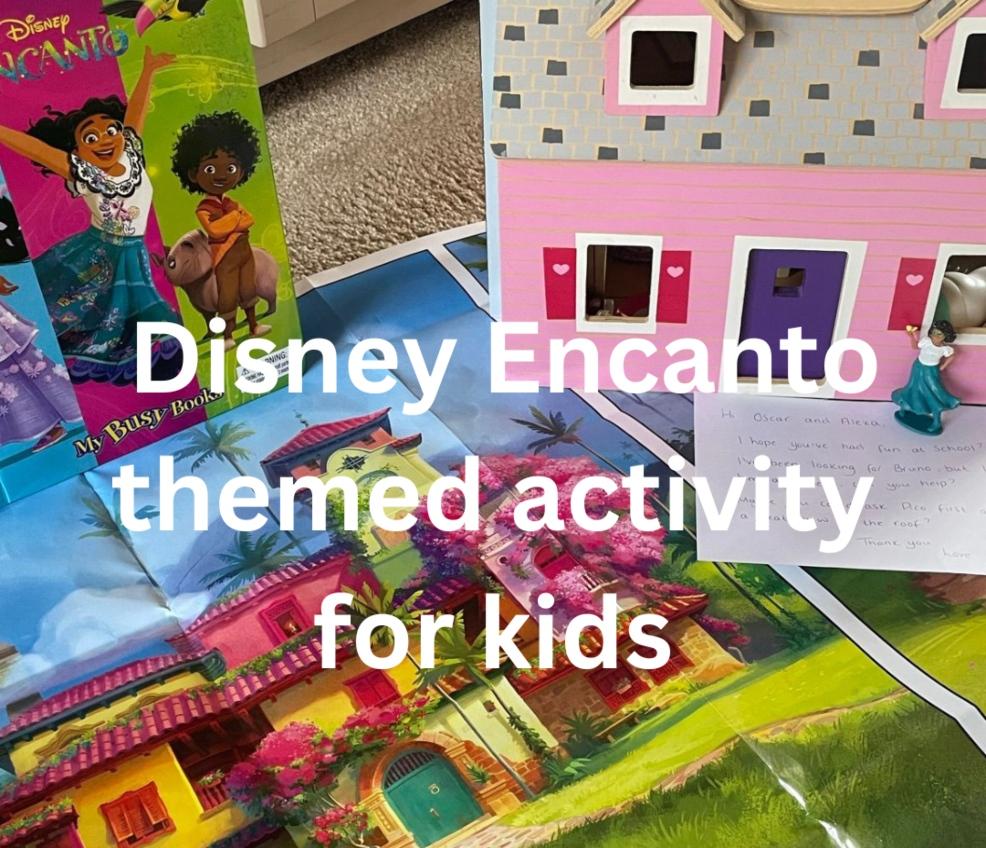 picture of Disney Encanto themed activity for kids