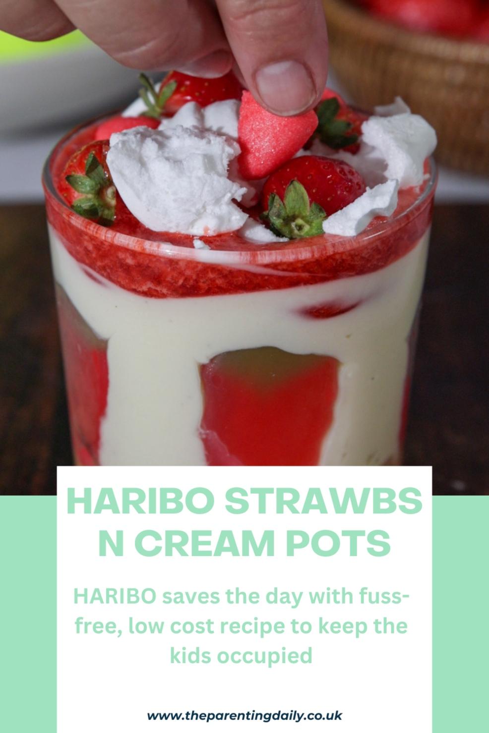 picture of HARIBO Strawbs N Cream Pots
