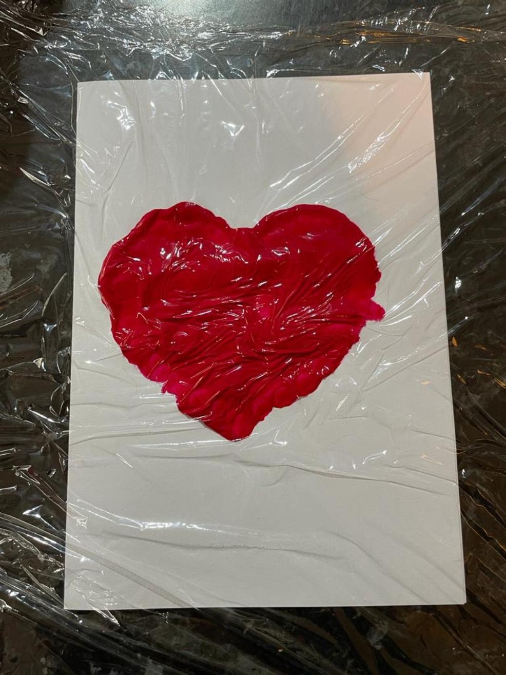 picture of a Mess free Valentines Card