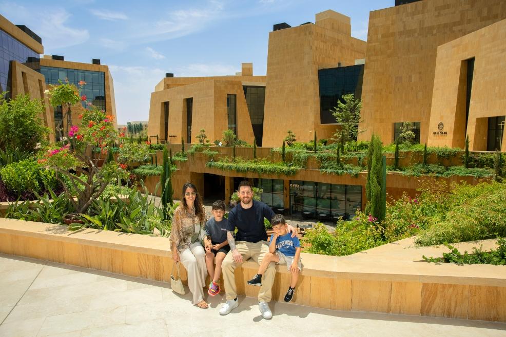picture of Messi and family enjoy time at VIA Riyadh, the Saudi capital’s new luxury destination