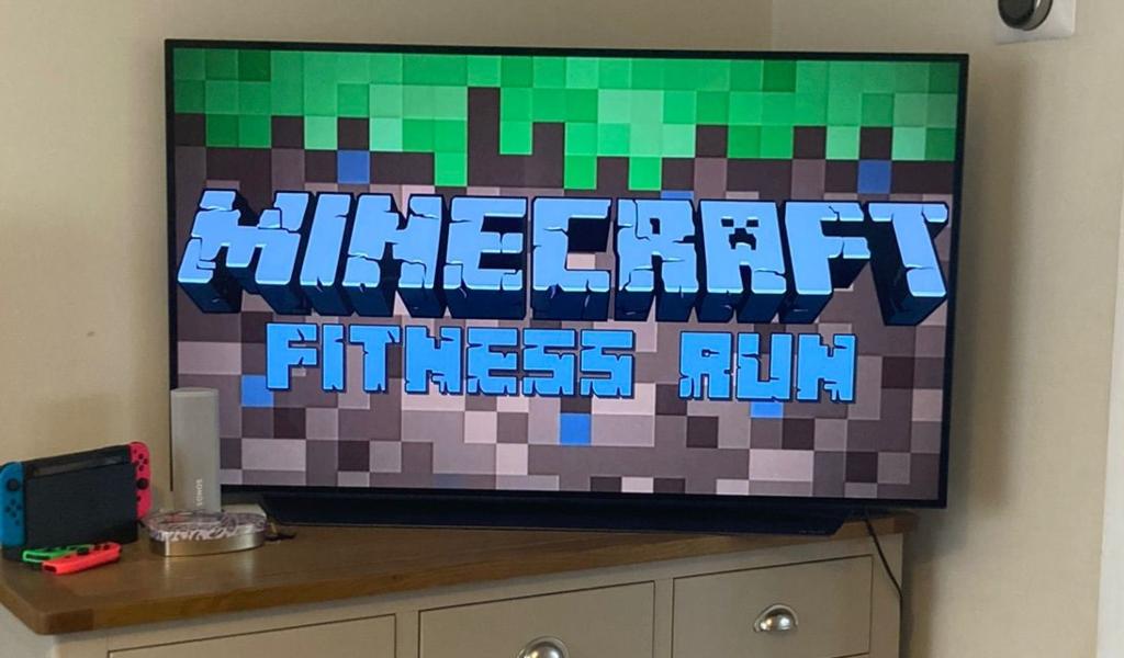 picture of Minecraft fitness run