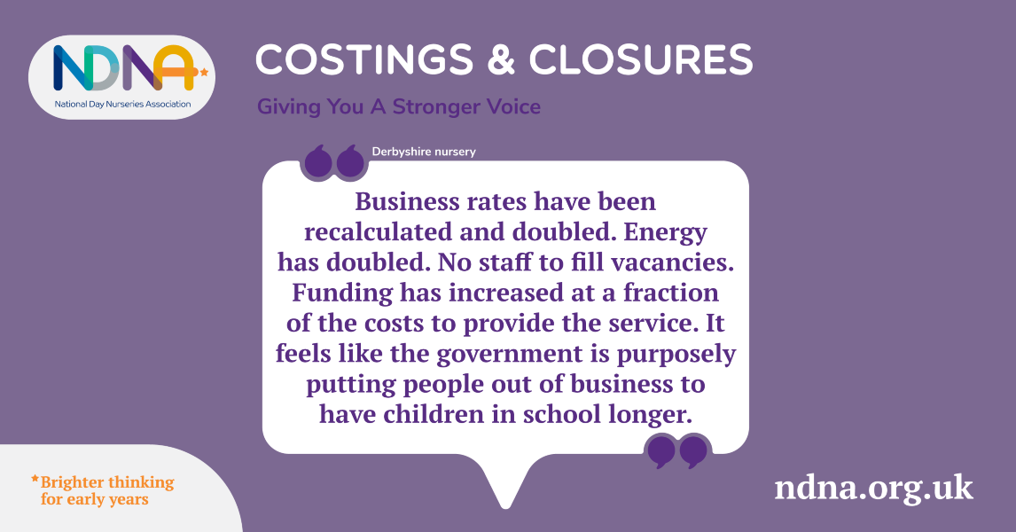 picture of NDNA costings and closures quote