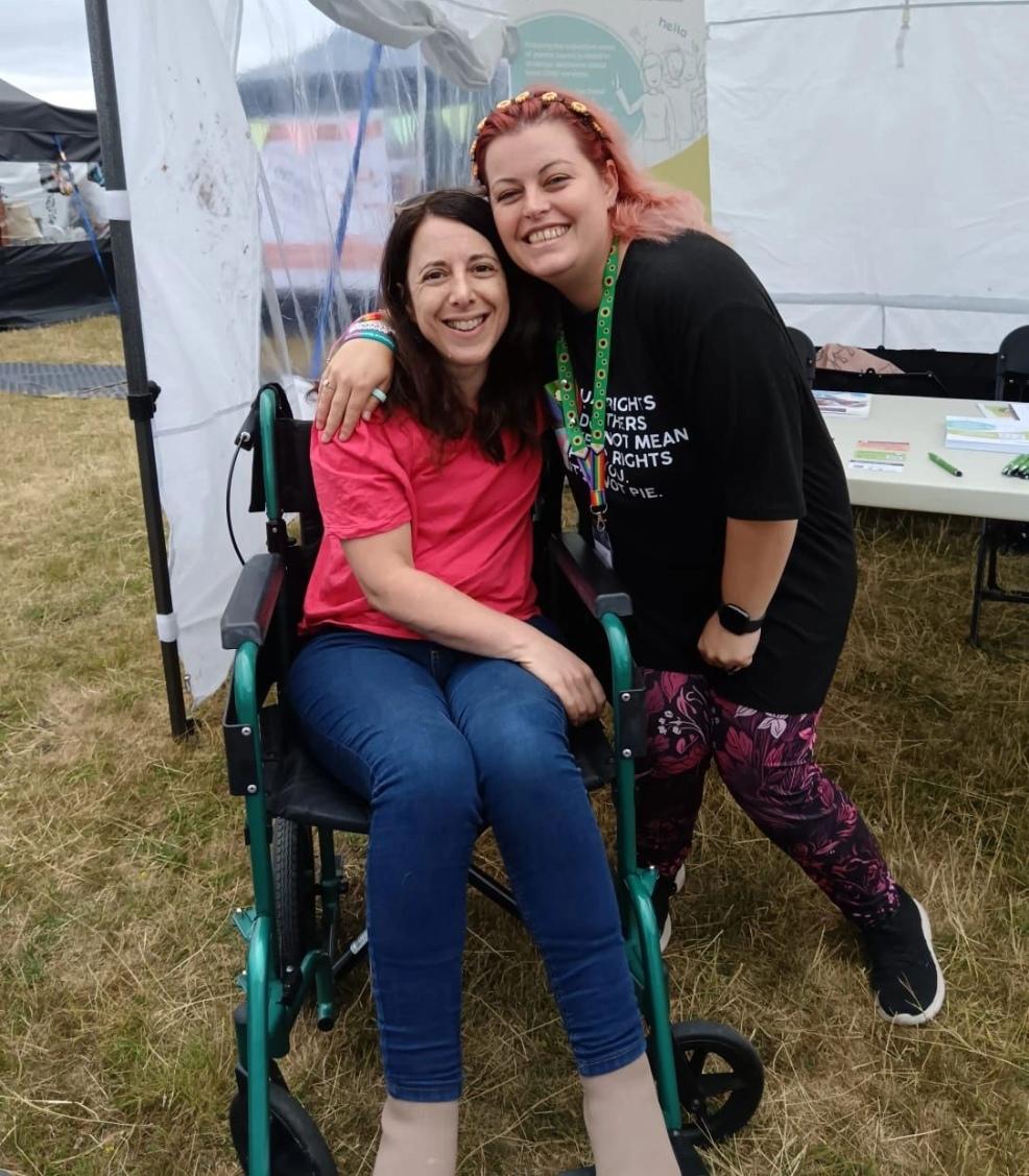 picture of image of Kirsty Northam with Georgina Colman Founder of Purpl Discounts