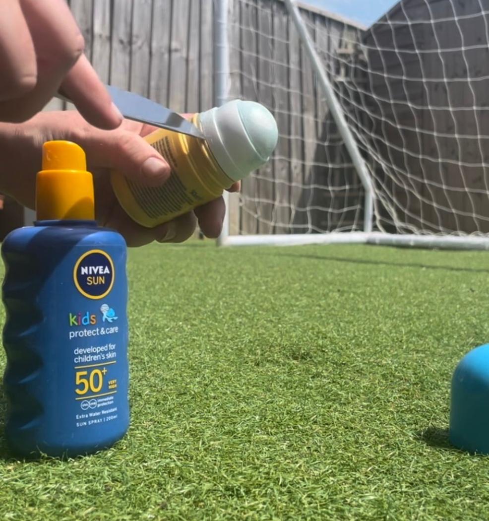 picture of a Rollerball Suncream hack 
