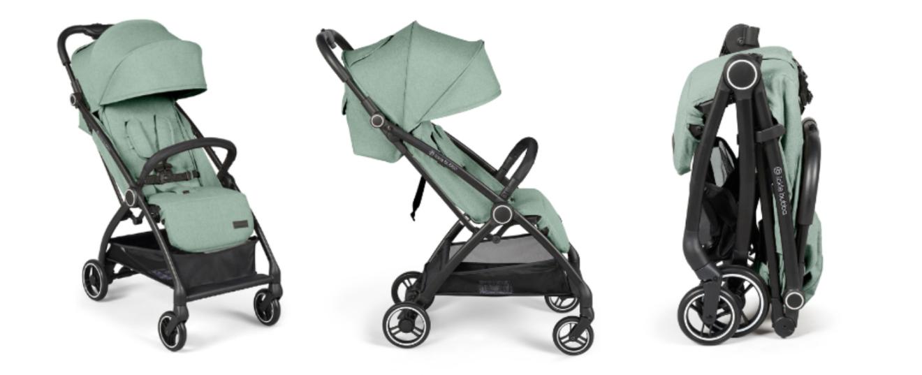 picture of Sage green Aries Auto Fold Stroller