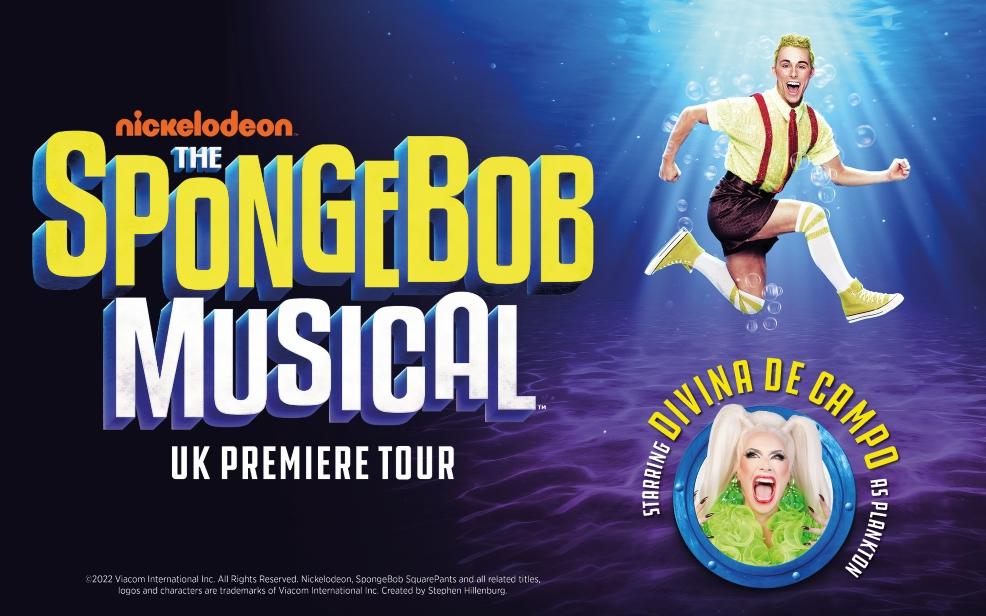 picture of a poster for Spongebob the musical at The Theatre Royal Plymouth