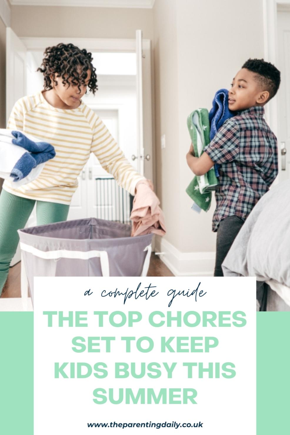 picture of THE TOP CHORES SET TO KEEP KIDS BUSY THIS SUMMER