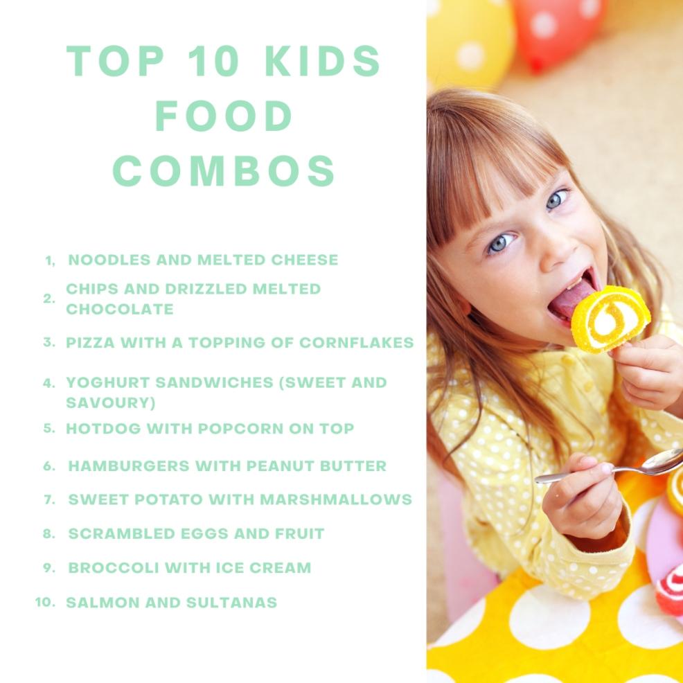 picture of TOP 10 KIDS FOOD COMBOS
