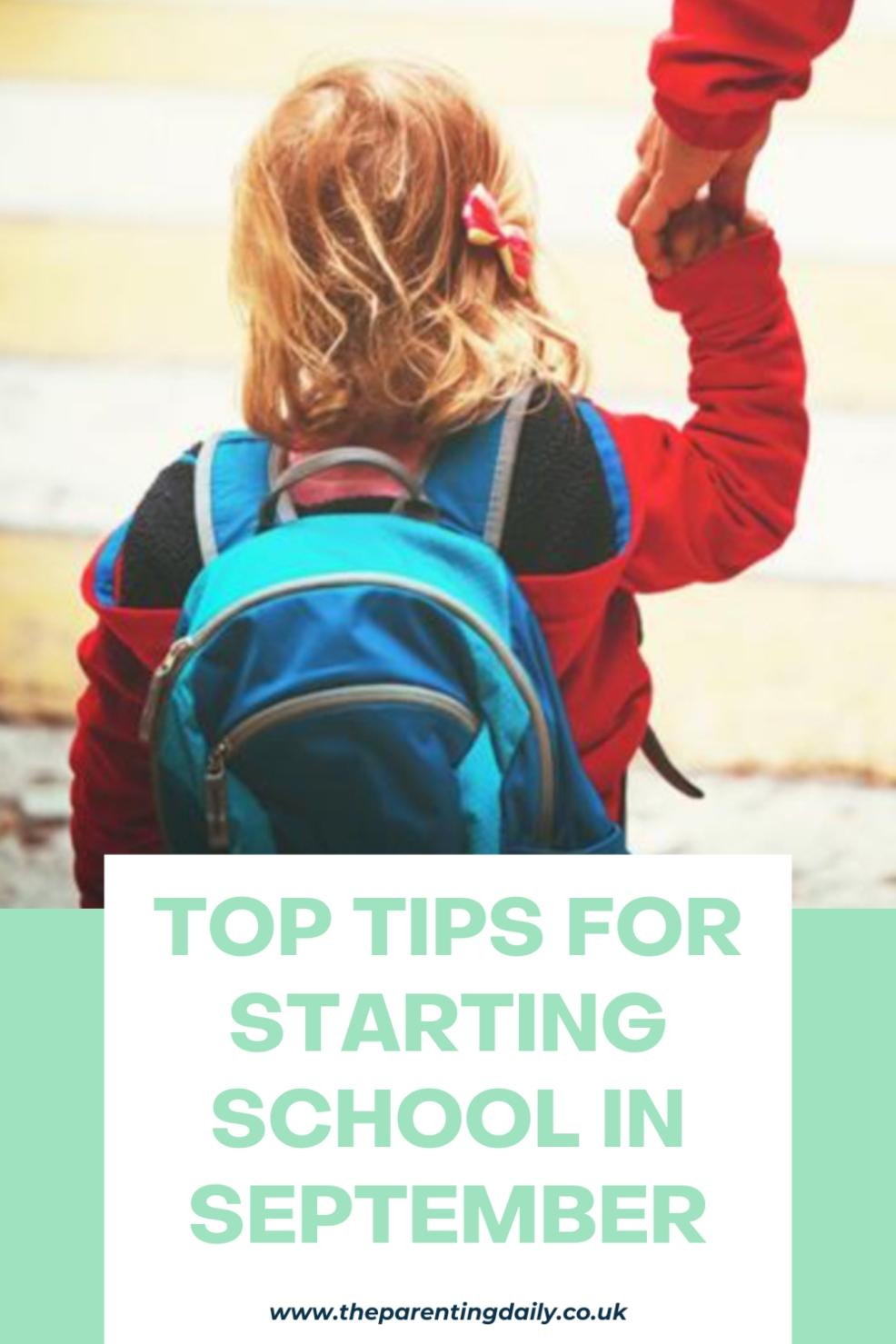 picture of Top Tips for Starting School in September