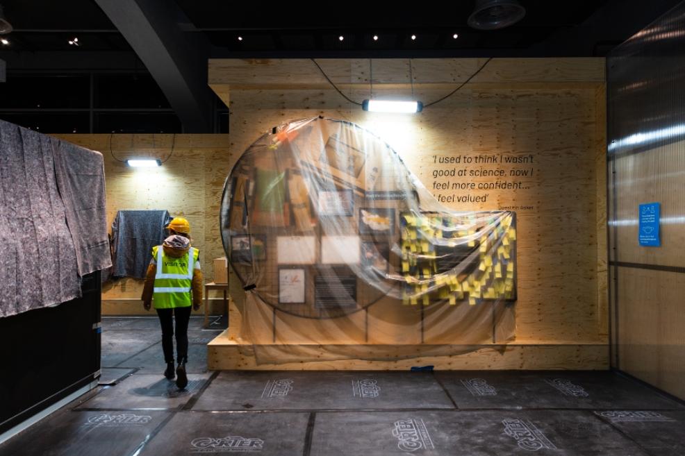 picture of we the curious fire damage